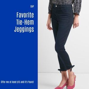 GAP Retro Tie-Hem Jeggings
